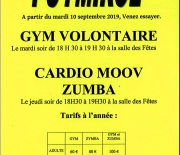 Cours Cardio/Zumba