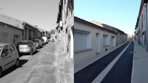 Travaux rue de Nemours