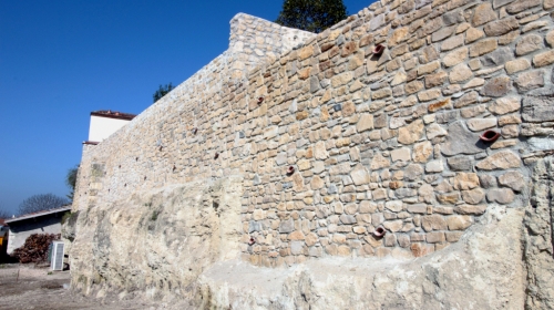 Remparts du parking de l'école
