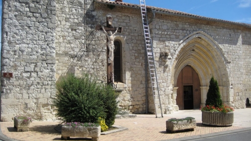 Toiture de l'église